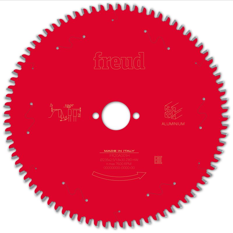 Freud Handsäge Aluminium 235 x 30 x 2,5/1,8 x Z80