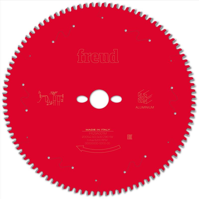 Freud Kapp- und Gehrungssäge Aluminium 305 x 30 x 2,8/2 x Z96