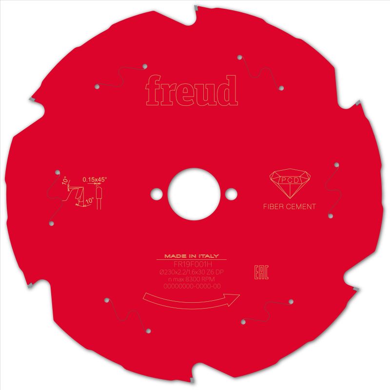 Freud Handsäge Faserzement 230 x 30 x 2,2/1,6 x Z6