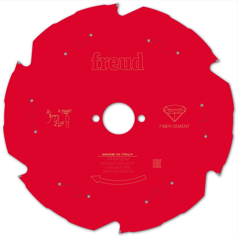 Freud Kapp- und Gehrungssäge Faserzement 216 x 30 x 2,2/1,6 x Z6