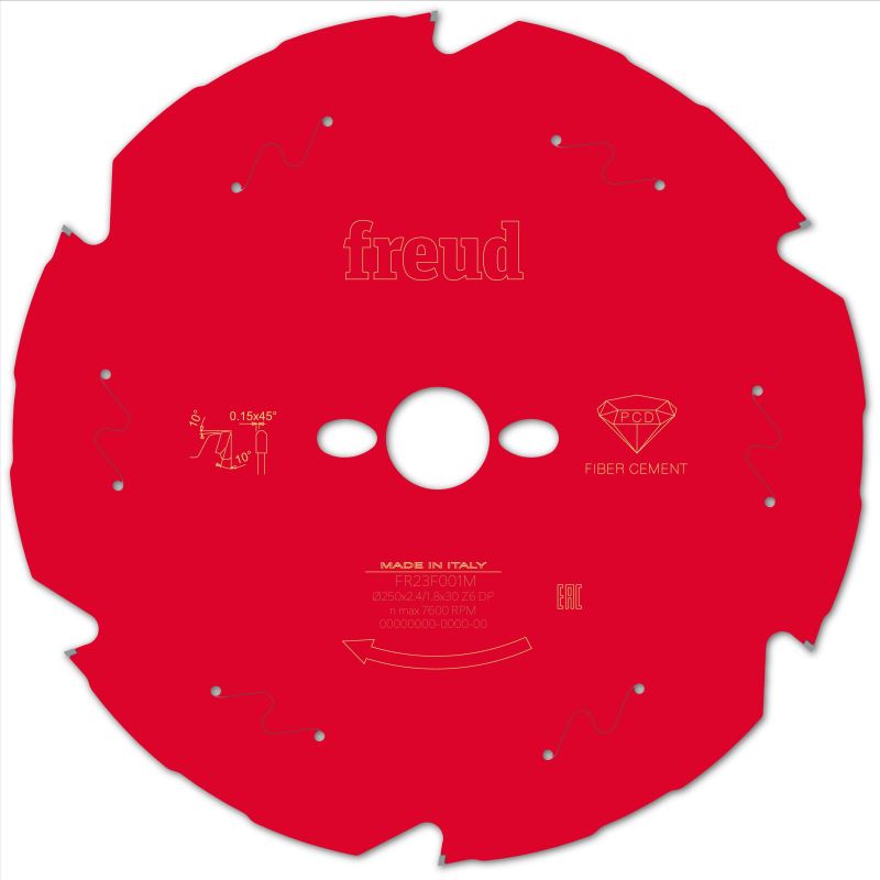 Freud Kapp- und Gehrungssäge Faserzement 250 x 30 x 2,4/1,8 x Z6