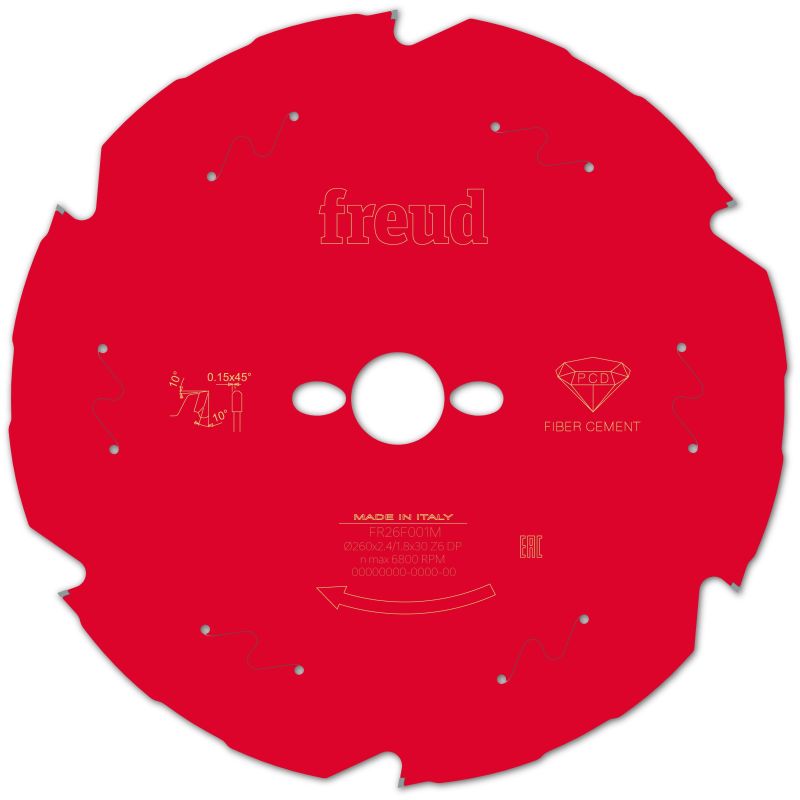 Freud Kapp- und Gehrungssäge Faserzement 260 x 30 x 2,4/1,8 x Z6