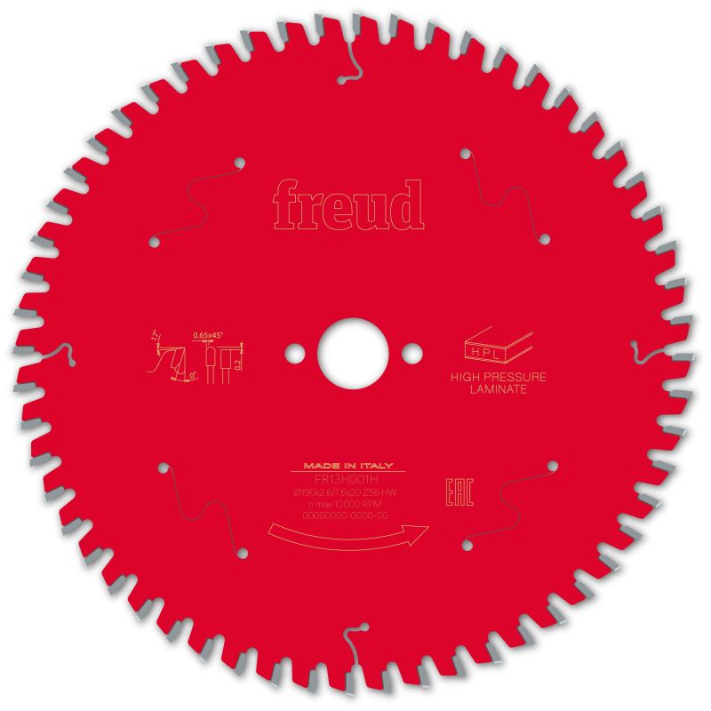 Freud Handsäge HPL 190 x 20 x 2,6/1,6 x Z56