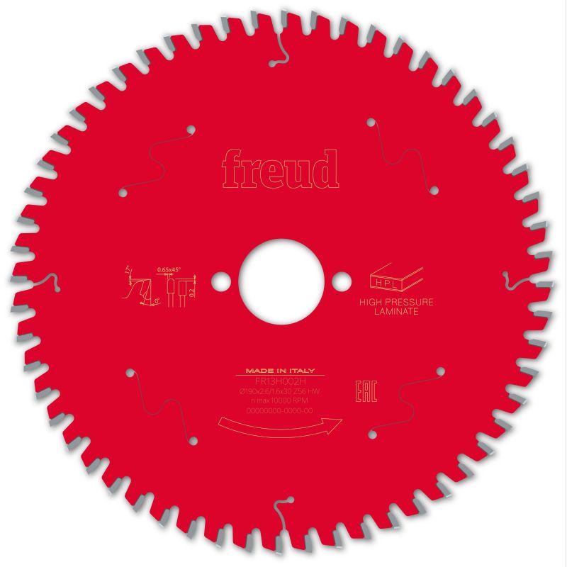 Freud Handsäge HPL 190 x 30 x 2,6/1,6 x Z56