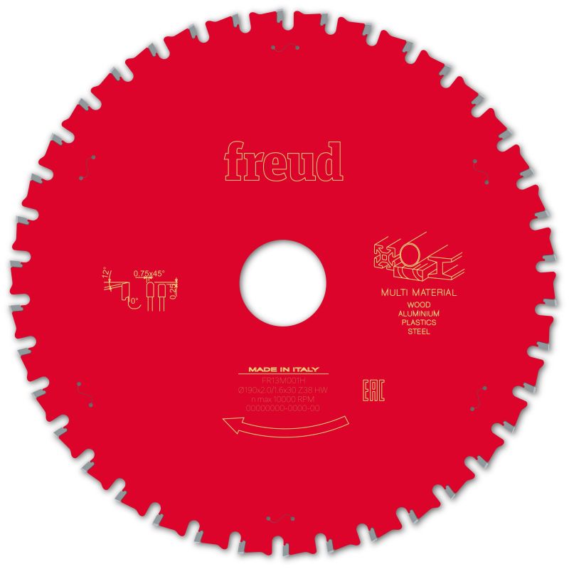 Freud Handsäge Multimaterial 190 x 30 x 2/1,6 x Z38
