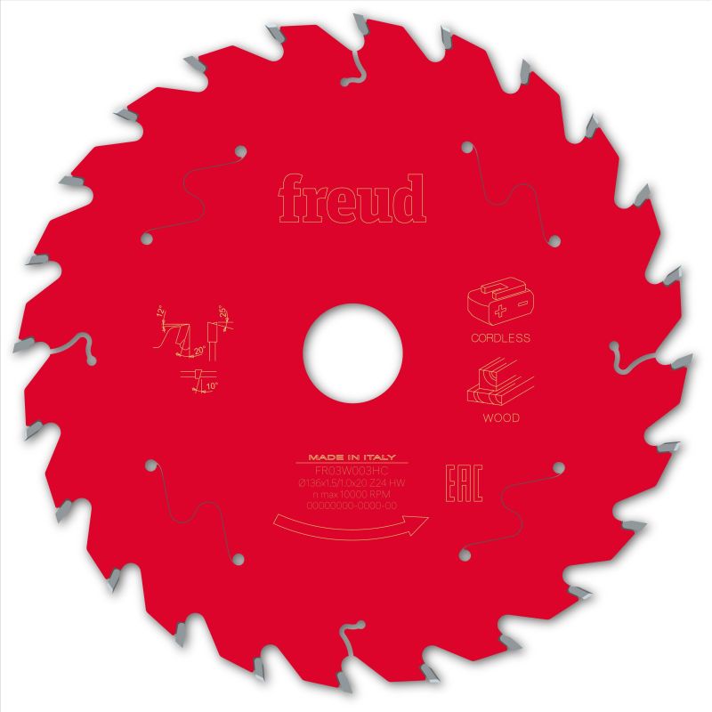 Freud Akku-Handsäge Holz 136 x 20 x 1,5/1,0 x Z24