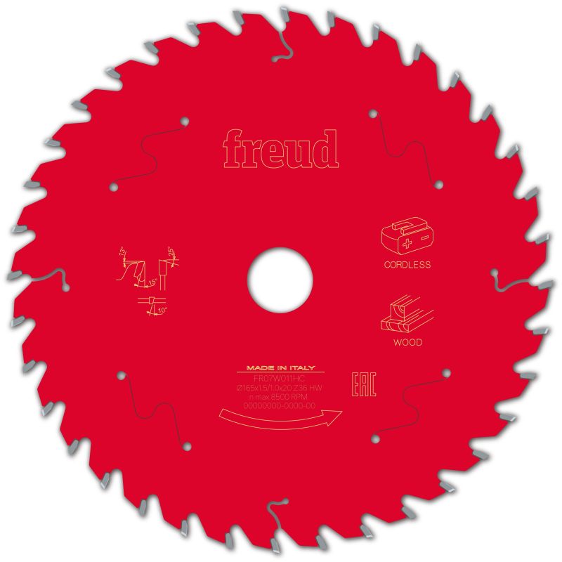 Freud Akku-Handsäge Holz 165 x 20 x 1,5/1 x Z36
