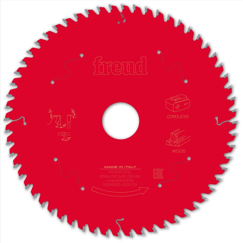 Freud Akku-Handsäge Holz 190 x 30 x 1,5/1 x Z60