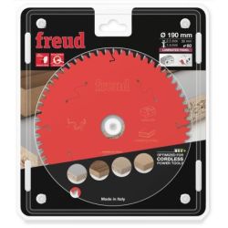 Freud Akku-Handsäge beschichtete Platten 190 x 30 x 2,1/1,4 x Z60
