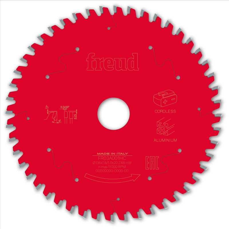 Freud Akku-Handsäge Aluminium 136 x 20 x 1,6/1 x Z48
