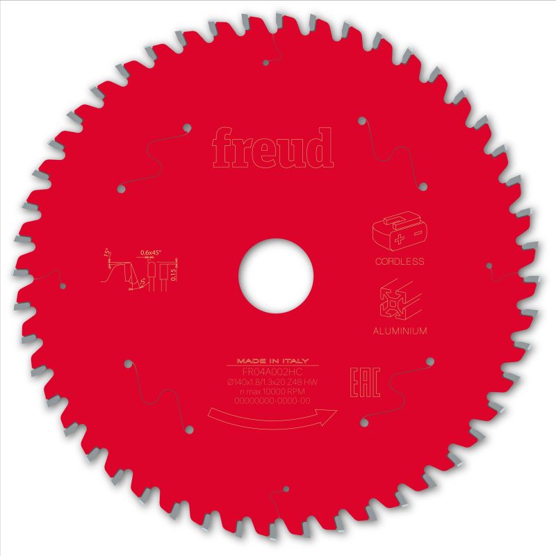 Freud Akku-Handsäge Aluminium 140 x 20 x 1,8/1,3 x Z48