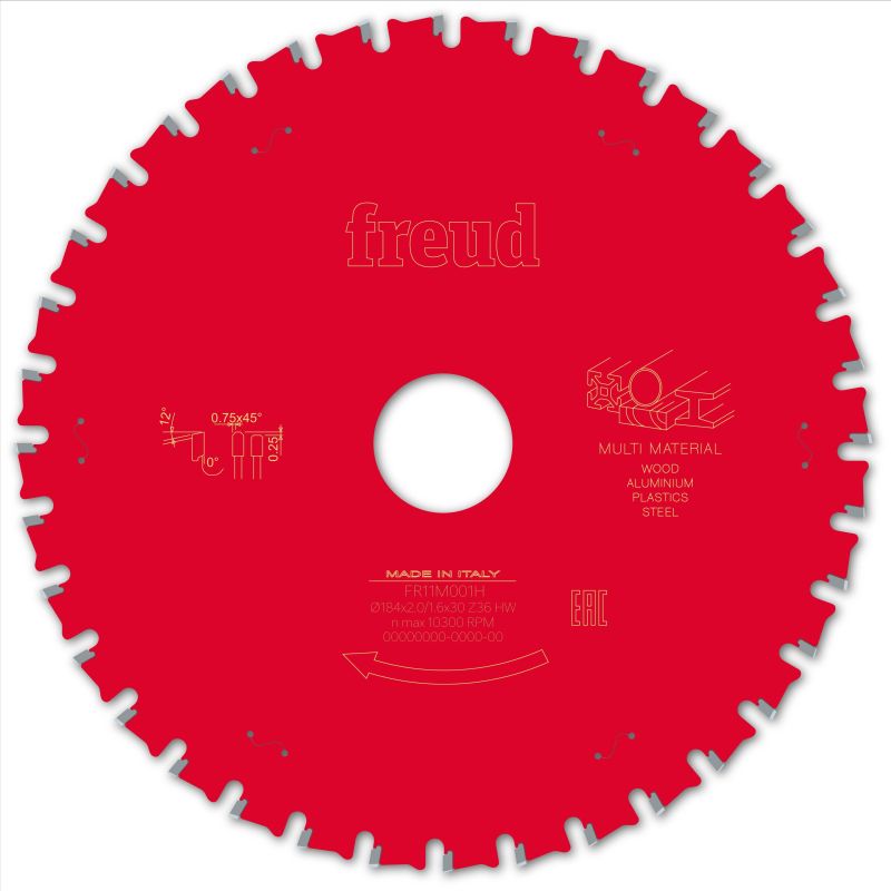 Freud Handsäge Multimaterial 184 x 30 x 2/1,6 x Z36