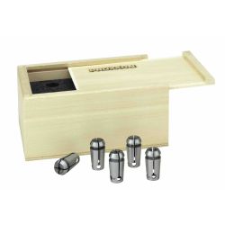 PROXXON Spannzangensatz für PF/FF 230, 2,4 bis 5 mm (5-teilig)