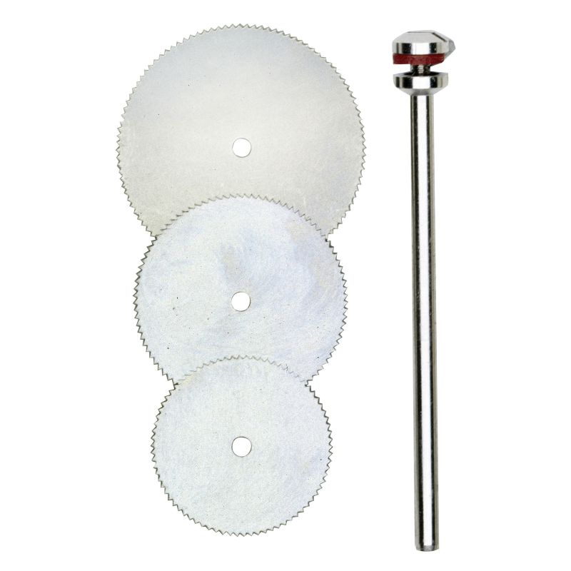 PROXXON Trennsägeblätter, je 1 Stück 16, 19, 22 mm + 1 Träger