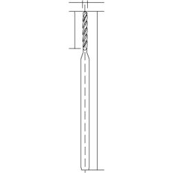 PROXXON MICRO-Spiralbohrer (HSS-Stahl), 0,8 mm, 3 Stück