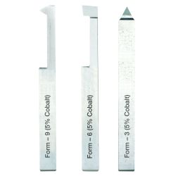 PROXXON Drehstahlsatz, zum Gewindeschneiden, HSS 10 x 10 x 80 mm (3-teilig)