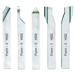 PROXXON Drehstahlsatz, HSS 10 x 10 x 80 mm (5-teilig)