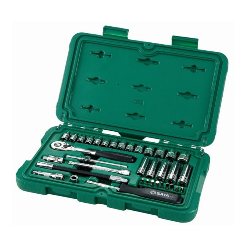 Sata 36 Tlg. 1/4 Zoll 6-Kant Steckschlüssel Satz