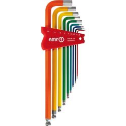 AMF 911LG-HM9F Kugelkopfschraubendreher COLOR - Schlüsselhalter