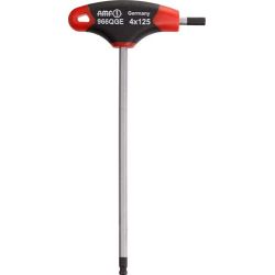 AMF 966QGE-5x150 Doppel-Sechskantschraubendreher (mm) mit ergonomischen 2-Komponenten-Quergriff