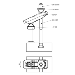 AMF 6312S-M20x69 Stützverlängerung
