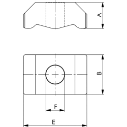 AMF 6365-12-009 Spanneisen, doppelt