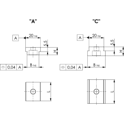 AMF 6322A-10 Feste Nutensteine