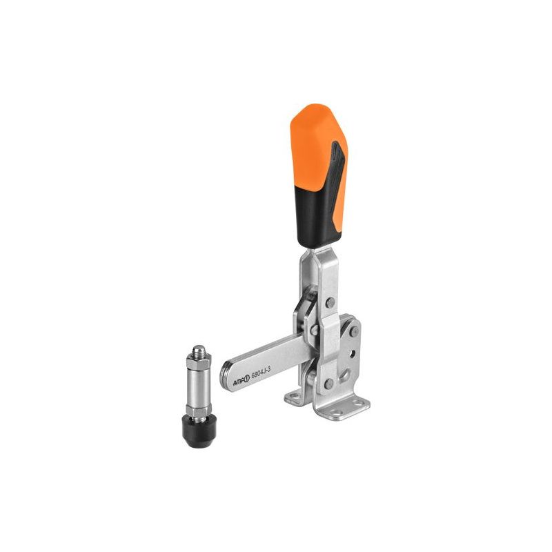 AMF 6804J-6 Senkrechtspanner mit orangefarbenem Handgriff