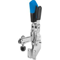 AMF 6803SE-4 Senkrechtspanner mit blauem Handgriff und Sicherheitsverriegelung