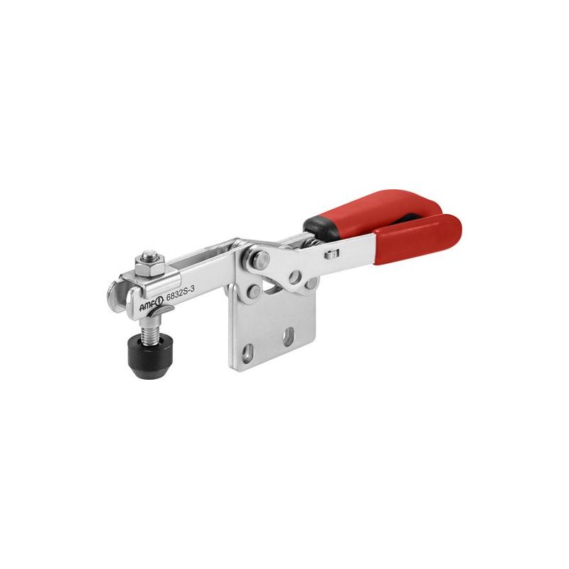 AMF 6832S-4 Waagrechtspanner mit rotem Handgriff und Sicherheitsverriegelung