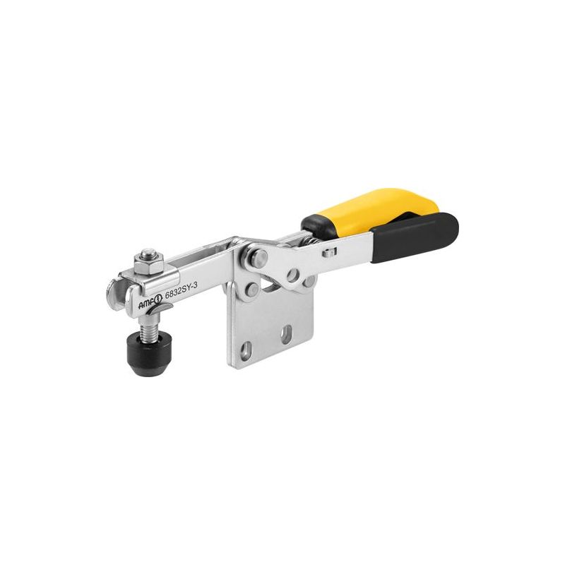 AMF 6832SY-4 Waagrechtspanner mit gelbem Handgriff und Sicherheitsverriegelung