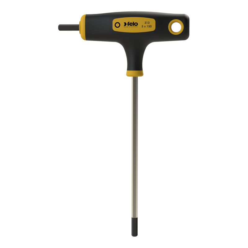 Felo - T-Griff mit Seitenabtrieb HEX 5 x 150 x 20