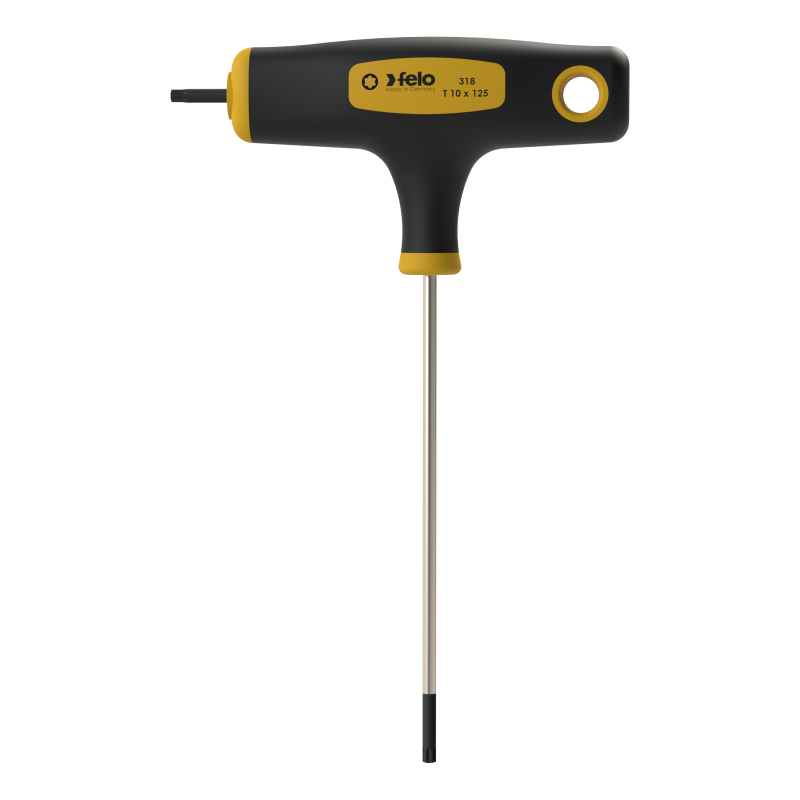 Felo - T-Griff mit Seitenabtrieb T 10 x 125 x 15