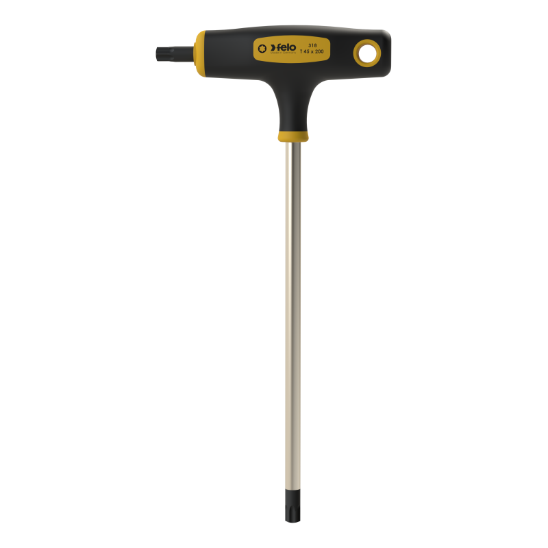 Felo - T-Griff mit Seitenabtrieb T 45 x 200 x 20