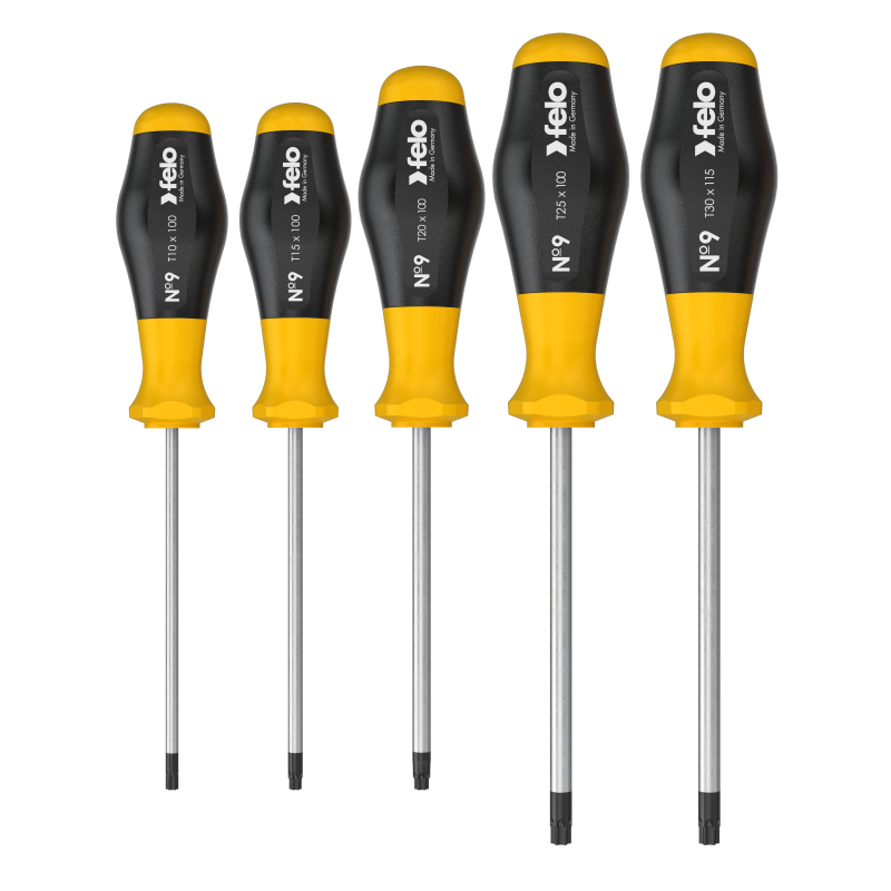 Felo - No. 9 - Schraubendrehersatz mit 2K-Griff