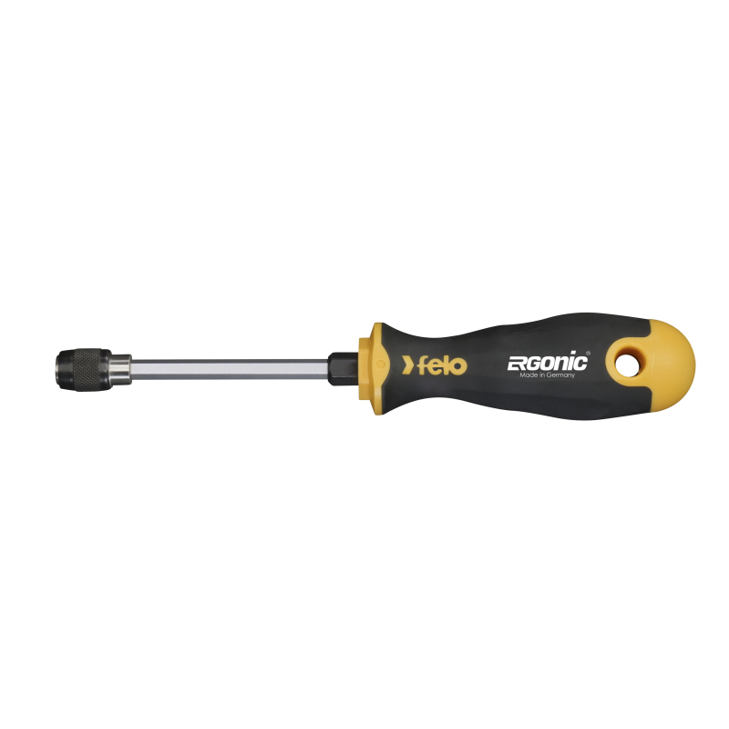 Felo - ERGONIC - QuickLock-Bithalter mit 3K-Griff lang