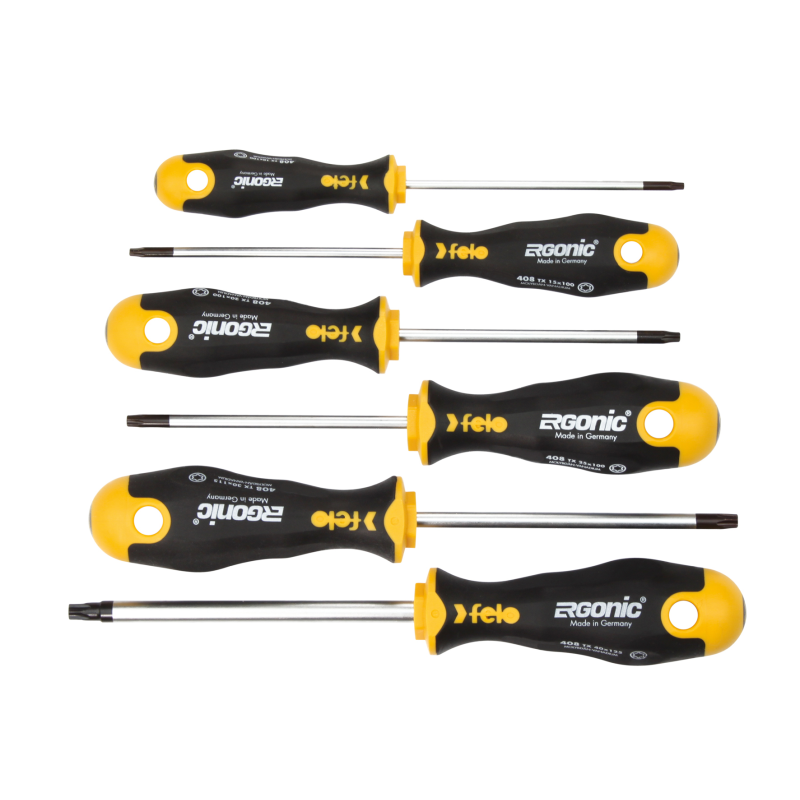 Felo - ERGONIC - Schraubendrehersatz mit 3K-Griff
