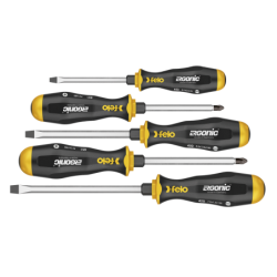 Felo - ERGONIC - Schraubendrehersatz mit 3K-Griff