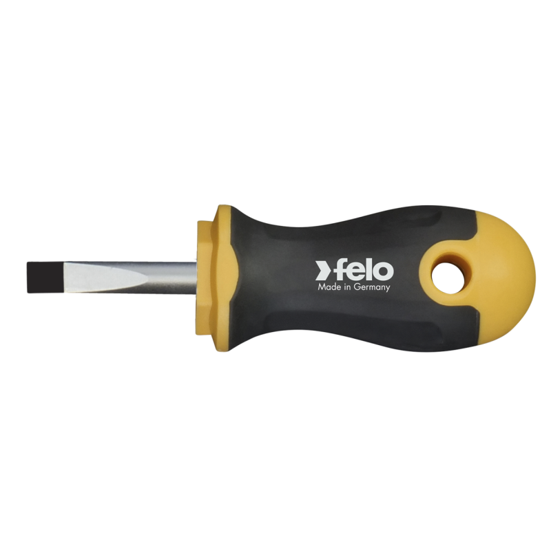 Felo - Stubby - Schlitz-Schraubendreher mit 2K-Griff