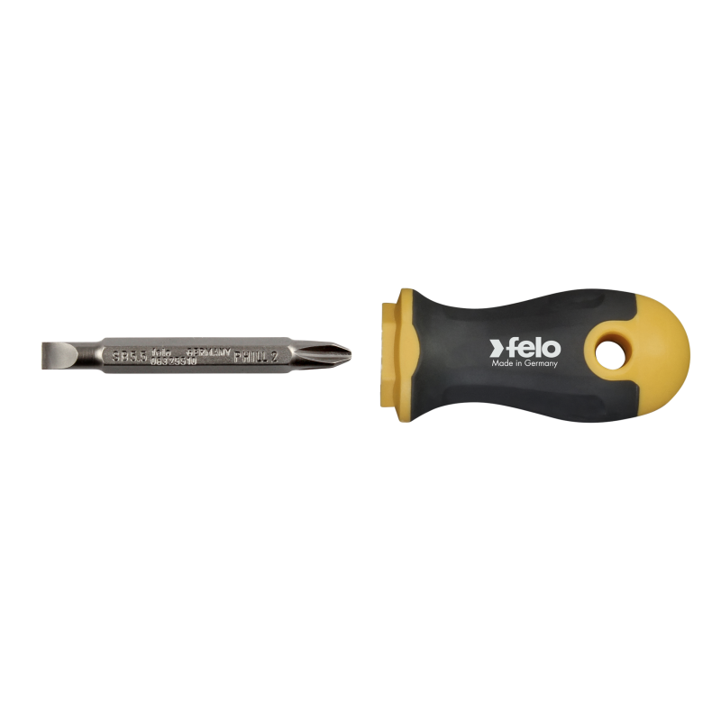 Felo - Stubby - 2K-Griff mit Hülse 1/4 und Umsteckbit