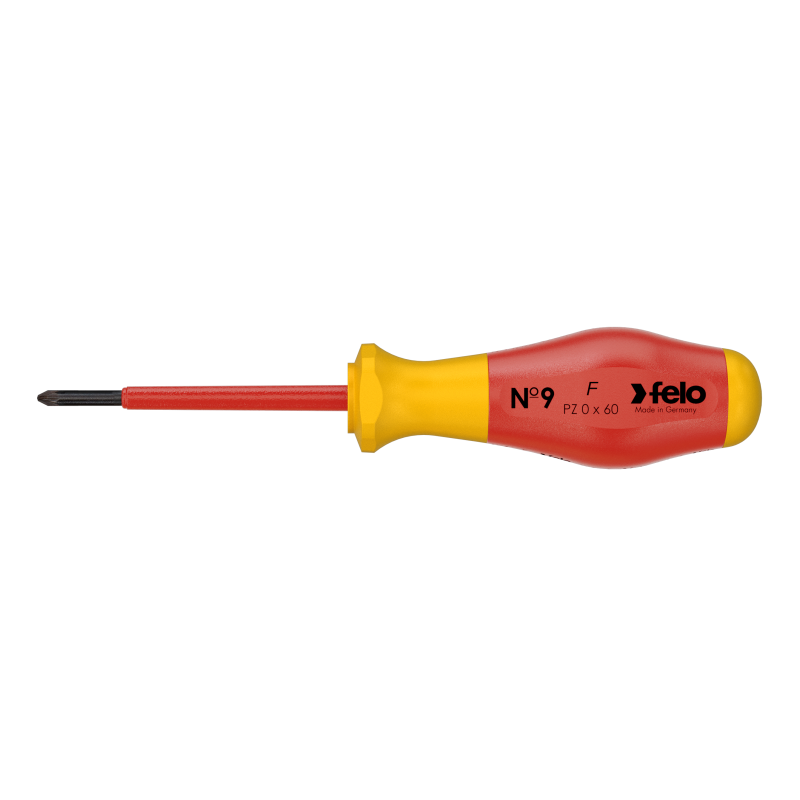 Felo - No. 9 VDE - Pozidriv-Schraubendreher mit 2K-Griff