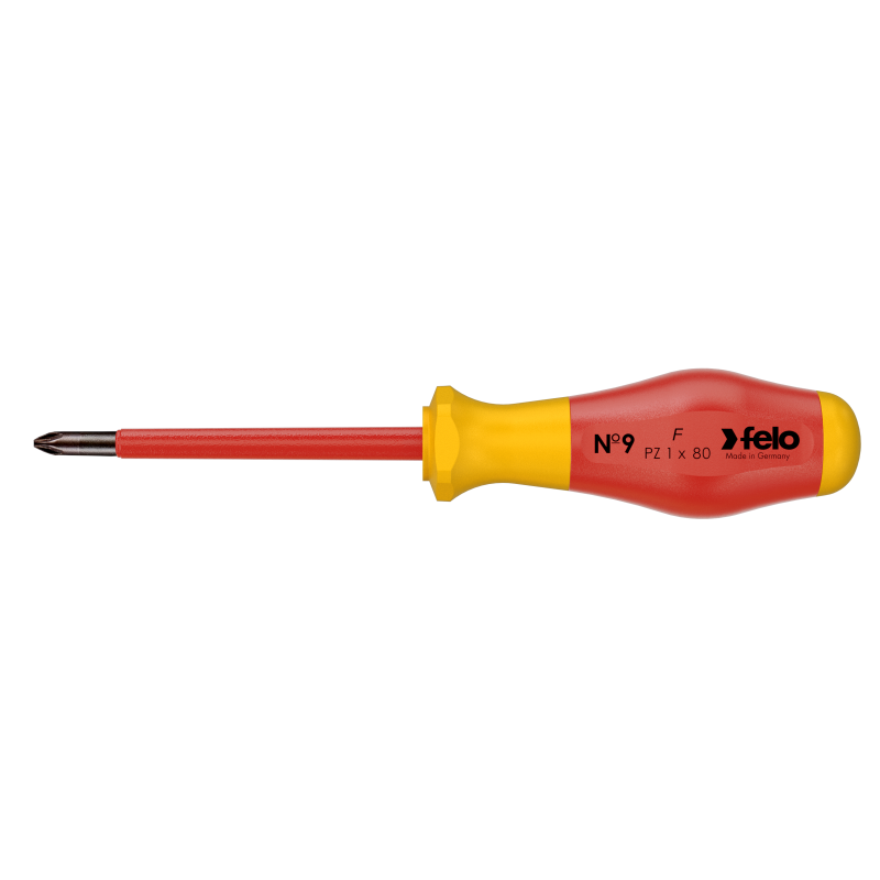 Felo - No. 9 VDE - Pozidriv-Schraubendreher mit 2K-Griff