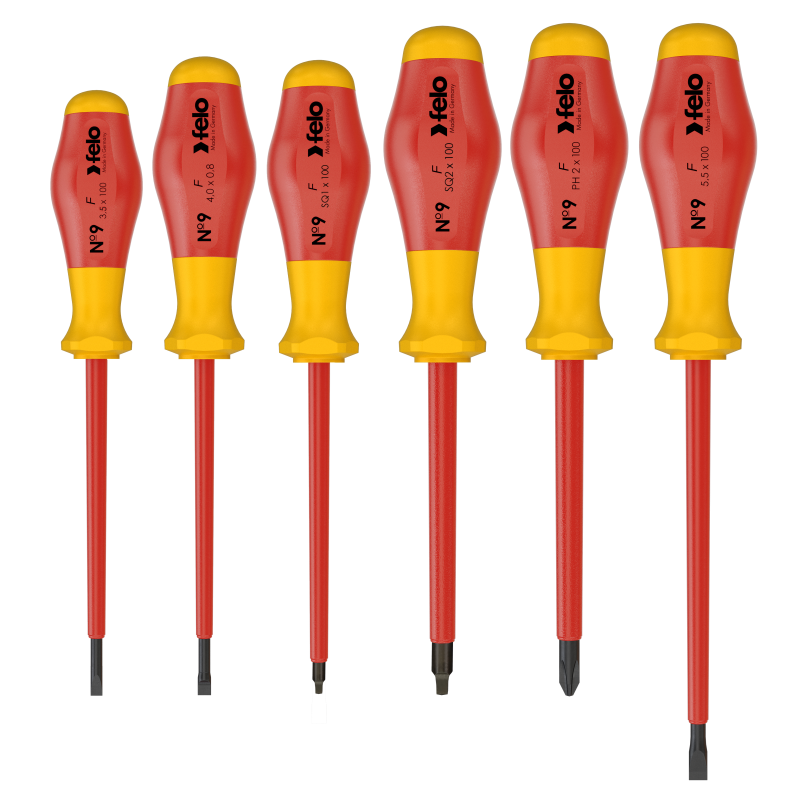 Felo - No. 9 VDE - Schraubendrehersatz mit 2K-Griff