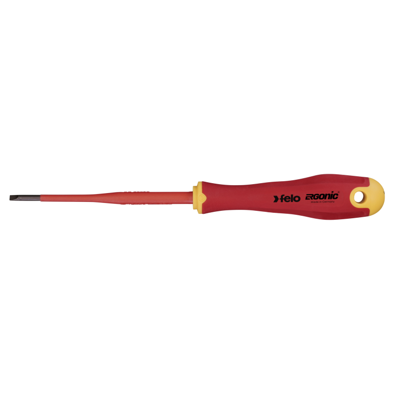 Felo - ERGONIC VDE E-Slim - Schlitz-Schraubendreher mit 3K-Griff