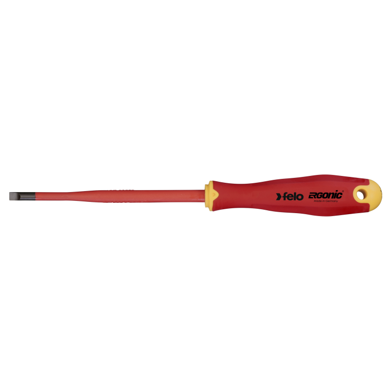 Felo - ERGONIC VDE E-Slim - Schlitz-Schraubendreher mit 3K-Griff