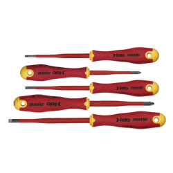 Felo - ERGONIC VDE E-Slim - Schraubendrehersatz mit 3K-Griff