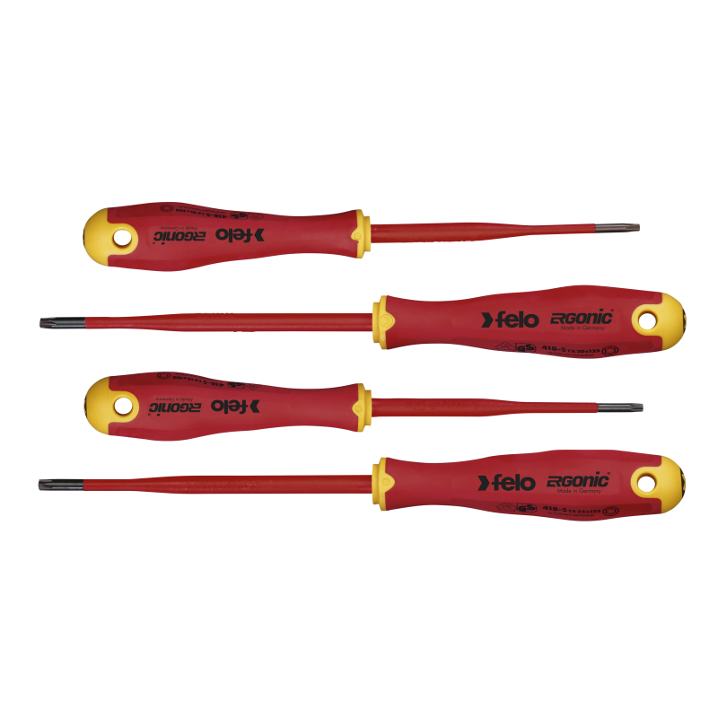 Felo - ERGONIC VDE E-Slim - Schraubendrehersatz mit 3K-Griff