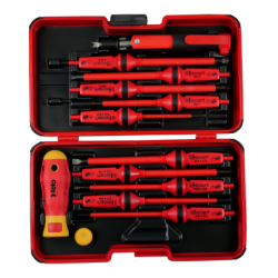 Felo - E-smart Industry VDE - patentierter Wechselklingensatz mit Schaltschrankschlüssel in XL-Strongbox