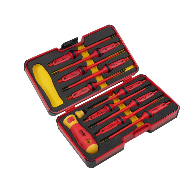 Felo - E-smart slim VDE - patentierter Wechselklingensatz in XL-Strongbox