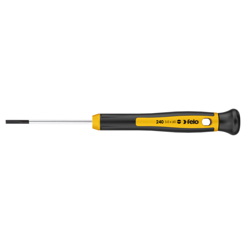Felo - Präzisionsschraubendreher - Schlitz mit 2K-Griff